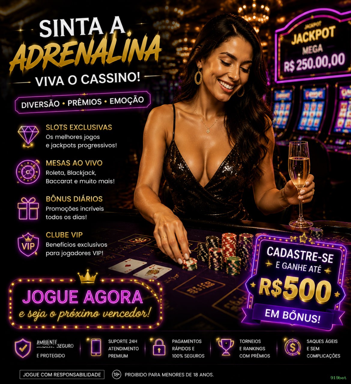 Certificações de segurança e licenças da 919bet